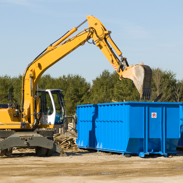 what size residential dumpster rentals are available in Lake Tanglewood Texas